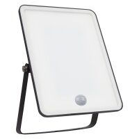 LED Außenstrahler Sensor Schwarz Alu 3000K IP65 OSRAM