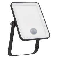LED Außenstrahler Sensor Alu Schwarz 3000K IP65 OSRAM