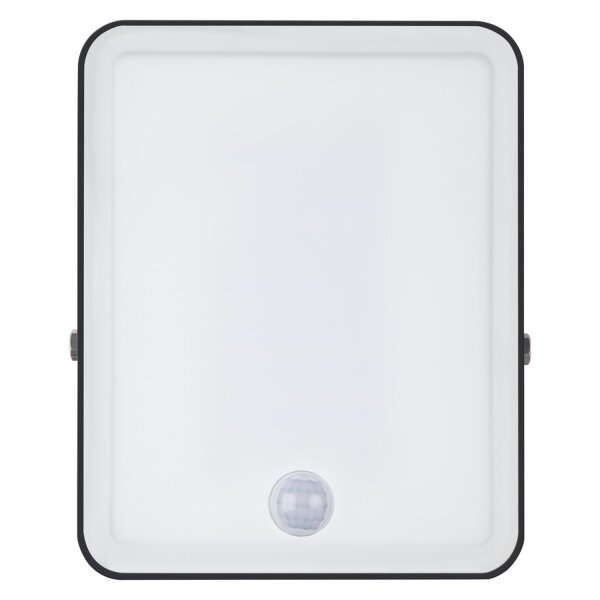 LED Außenstrahler Schwarz Alu Sensor 3000K IP65 OSRAM