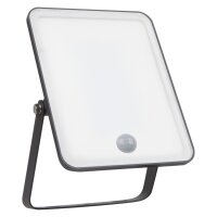 LED Außenstrahler Schwarz Alu Sensor 3000K IP65 OSRAM