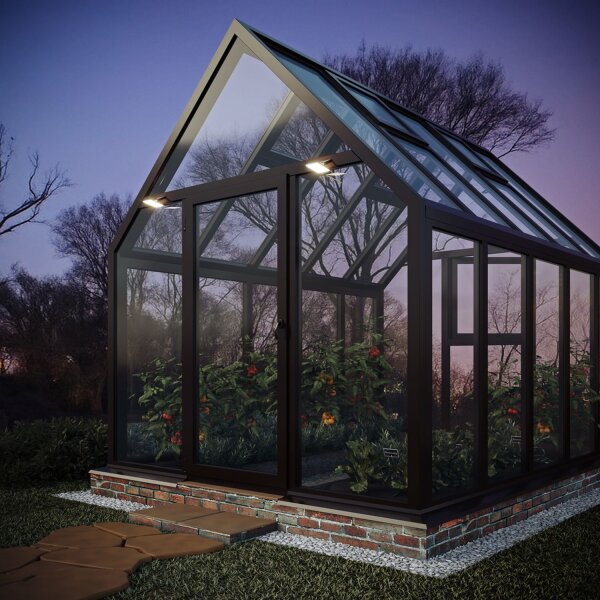 LED Außenstrahler schwenkbar Alu Glas 4000 K IP65 OSRAM
