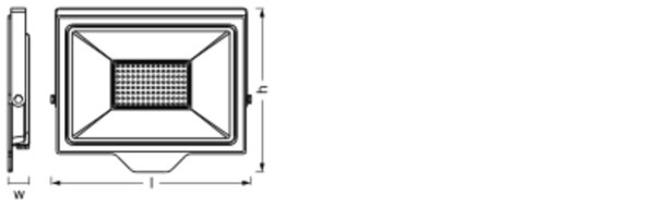 LED Außenstrahler Aluminium flexibel 4000 K IP65 OSRAM