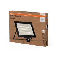 LED Außenstrahler Sensor Schwarz Alu 4000K IP44 OSRAM