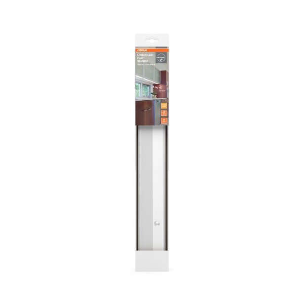 LED Wandlampe Sensor Silber Alu 3000 K L:52,7cm OSRAM