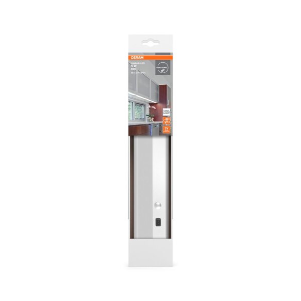 LED Wandleuchte Silber Alu Metall 4000K L:37cm OSRAM
