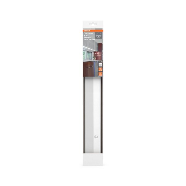 LED Wandlampe Sensor Silber Alu 4000 K L:52,7cm OSRAM