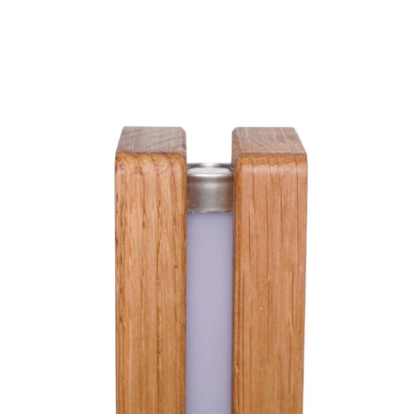 LED Stehlampe Touch Dimmer 150 cm Holz Metall 3000 K