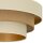 Deckenlampe Jute Samt Weiß Ecru Beige E27 Ø50 cm