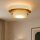 Deckenlampe Jute Samt Ecru Gold E27 Ø50 cm blendarm