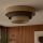 Deckenlampe Jute Stoff Beige Braun E27 Ø50 cm