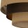 Deckenlampe Jute Stoff Beige Braun E27 Ø50 cm