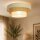 Deckenlampe Jute Sandfarben Beige E27 Ø50 cm wohnlich