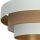 Deckenlampe Jute Weiß Sandfarben Gold E27 Ø50 cm