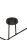 Deckenlampe Stoffschirm Schwarz Creme E27 L:80 cm