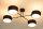 Deckenlampe Stoff Schwarz E27 L:80 cm gemütlich