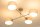 Deckenlampe Stoff Beige Hellbeige E14 L:80 cm