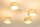Deckenlampe Stoff Weiß Beige E27 L:80 cm gemütlich