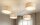 Deckenlampe Stoff Weiß Hellbeige E27 L:80 cm modern