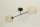 Deckenlampe Stoff Schwarz E27 L:80 cm dekorativ