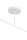 Deckenlampe blendarm Stoff Weiß E27 L:80 cm wohnlich
