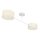 Deckenlampe blendarm Stoff Creme Weiß E27 L:80 cm