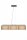Pendelleuchte Leinen Schwarz Beige E27 L:100 cm