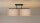 Deckenlampe Leinen Schwarz Beige E27 L:70 cm wohnlich