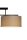 Deckenlampe Leinen Schwarz E27 L:100 cm gemütlich