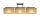 Deckenlampe Leinen Schwarz E27 L:100 cm dekorativ