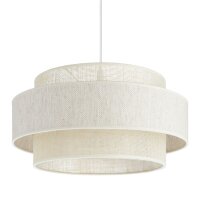 Pendelleuchte Jute Weiß Creme E27 Ø40 cm...