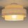 Deckenlampe Jute Weiß Creme E27 Ø40 cm gemütlich