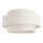 Deckenlampe blendarm Jute Weiß E27 Ø40 cm wohnlich