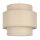Pendelleuchte Stoff Weiß Beige E27 Ø20 cm wohnlich