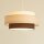 Pendelleuchte Stoff Weiß Ecru Beige E27 Ø40 cm