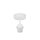 Deckenlampe Stoffschirm Weiß Ecru E27 Ø40 cm wohnlich