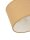 Deckenspot schwenkbar Stoff Weiß Dunkelsand E27 L:45 cm