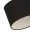 Deckenspot schwenkbar Stoff Schwarz Weiß E27 L:45 cm