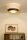 Deckenlampe Stoff Weiß Braun Gold E27 Ø45 cm wohnlich