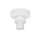 Deckenlampe Stoff Weiß Braun Gold E27 Ø45 cm wohnlich