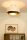Deckenlampe Stoff Weiß Braun E27 Ø45 cm gemütlich