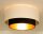 Deckenlampe Samt Schwarz Weiß E27 Ø45 cm gemütlich
