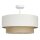 Deckenlampe Jute Weiß Beige E27 Ø45 cm gemütlich