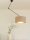 Deckenlampe flexibel Stoff Schwarz Gold E27 Ø40 cm