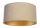 Lampe de salon Lampe de table Beige Or Tissu