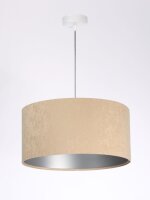 Suspension Beige Argent R&eacute;tro ronde Table &agrave;...