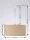 Suspension Beige Argent Rétro ronde Table à manger