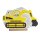 LED Tischlampe mit Dimmer 20 cm hoch Bagger Gelb 3000 K Kinder