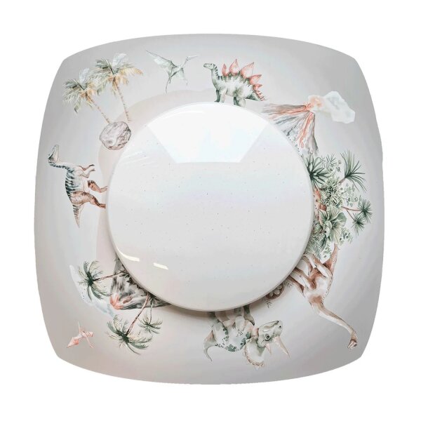 LED Kinderleuchte Dimmer Farbwechsel RGB CCT Dinos B: 58 cm