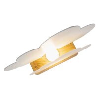 LED Tischlampe dimmbar B: 25 cm hoch Weiß Wolke...