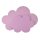 LED Wolkenlampe Wand mit Dimmer Schalter B: 35 cm Rosa 3000 K